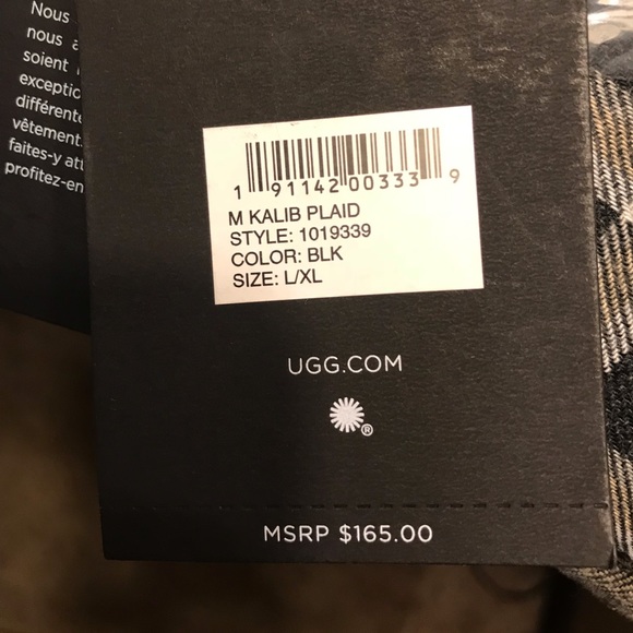 Last One! NWT UGG Men’s Robe - Picture 5 of 5